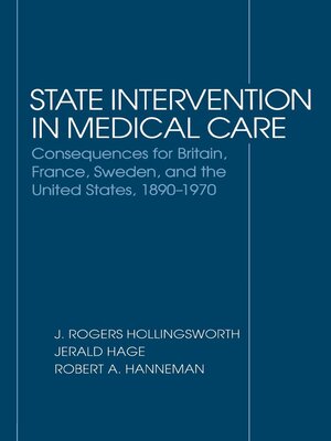cover image of State Intervention in Medical Care